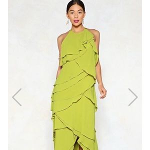 Nasty Gal backless long dress